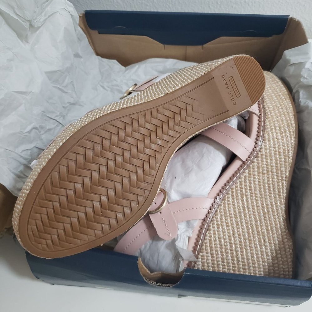 New Cole Haan Women's Cloudfeel All-Day Wedge Sandal in Peach Whip - Size 8.5 - Picture 8 of 8